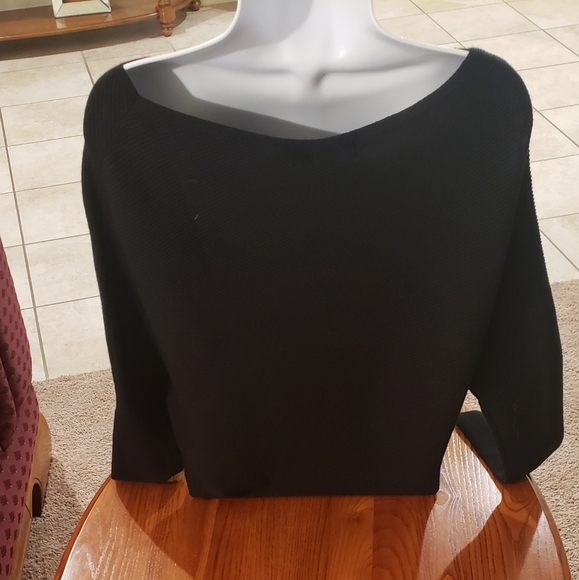 Banana Republic Lenzing Ecovero Serene sweater dress, black, size Petite XS, NEW - Picture 6 of 7